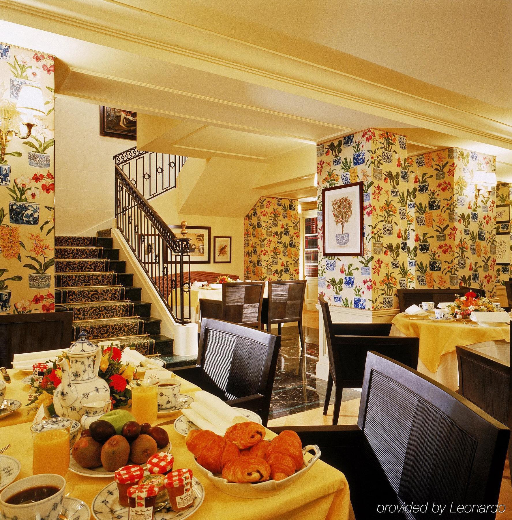 Hotel Francois 1Er Paříž Restaurace fotografie